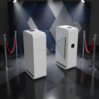 Tourniquet à bascule ODM/OEM pour salle de sport, contrôle d'accès ESD, lecteurs de reconnaissance faciale, d'empreintes digitales, QR/RFID/IC, anti-collision, en acier inoxydable