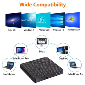 Grabadora de <span class=keywords><strong>Blu</strong></span>-<span class=keywords><strong>ray</strong></span> Multifuncional de Alta Velocidad USB/Tipo-C, Unidad Óptica Externa de <span class=keywords><strong>DVD</strong></span>/BD para Computadora Portátil, Móvil y de Escritorio - Product Image 5