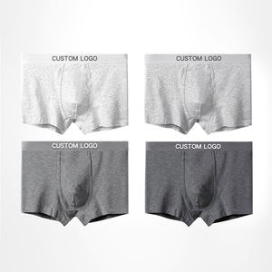 कस्टम ओएम और ओडम थोक बॉक्सर पुरुषों के अंडरवियर लुभावनी मुक्केबाजों के अंडरवियर सूती शॉर्ट्स बॉक्सर पुरुषों और आकार के अंडरगार। - Product Image 2