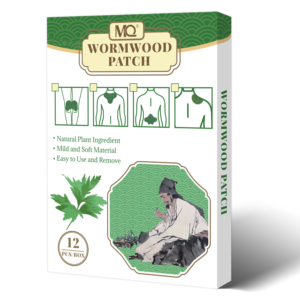 MQ Wermut-Pflaster (12 Stück) - Natürliche Kräuter-Körperpflege-Pflaster mit Menthol & Kampfer für Tägliche Gelenkentspannung - Product Image 1