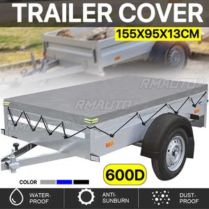 Cubierta Impermeable para Remolque de Campamento de 155x95x13cm, Toldo Protector contra el Polvo y los Rayos UV para Autocaravanas y Campers - Product Image 1