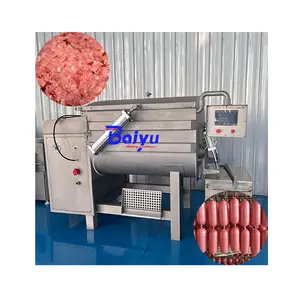 Baiyu personnalisable Double axe en acier inoxydable saucisse vide viande farce mélangeur Machine 40L 100L 200L 750L 1200L 2000L