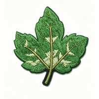 Patch brodé thermocollant dinosaure vert Kawaii écologique en gros, badge appliqué animal mignon pour chapeaux d'enfants