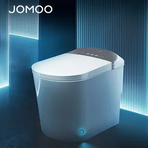 JOMOO Intelligent Toilet Seat Digital Display Foot Sensor Luxury White Bathroom Warm Air Drying Toilet Intelligent Toilet