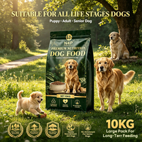 Pakan Anjing Grosir Kemasan Besar 10kg Formula Kesehatan Usus dengan Campuran Probiotik Mengurangi Kotoran Lembut & Mendukung Kenyamanan Usus