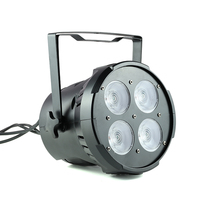 Luz de Escenario LED RGB 3 en 1 de 4x50W, 200W DMX512, Control de Píxeles 7/16CH, Iluminación DJ Par, 4100K Blanco Neutro, Aleación de Aluminio