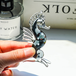 Figurine di cavalluccio marino in vetro decorazione da scrivania figurina fermacarte ornamento <span class=keywords><strong>regalo</strong></span> creativo per le vacanze - Product Image 4