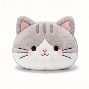 Nouvelle conception de peluche chat de dessin animé, coussin long en peluche personnalisé, décoration de canapé, jouet en peluche chat taille personnalisée - Product Image 6