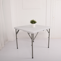 Table carrée en vente chaude, prix le plus bas, ensemble de table à manger gain de place, 4 chaises