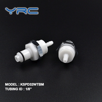 Coupure du connecteur en plastique CPC Valve Tuyau d'air en ligne Barb Raccord de tube à déconnexion rapide pour la circulation de l'eau