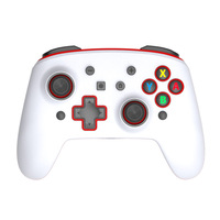 Manette de jeu Offre Spéciale manettes de jeu sans fil transparentes lumineuses Rgb Dazzling Phone pour Switch Pro Android