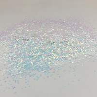 Poudre de paillettes fluorescentes roses en vrac pour gobelets artisanaux