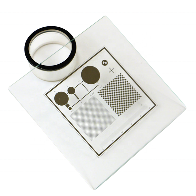 Yaopu Optics Chessboard+Point Calibration Board 100x100mm High Precision Machine Vision Calibration Board