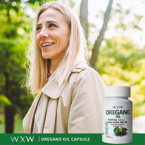 WXW Stock Aceite de orégano Cápsula dura Aceite De Semilla Negra Prensado en frío para adultos No para niños Suplementos vitamínicos - Product Image 4