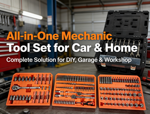320-Piece Professional <strong>Mechanic</strong> <strong>Tool</strong> <strong>Set</strong> 1/4" 3/8" 1/2" Drive Socket Wrench <strong>Set</strong> with 3-Drawer Storage Case OEM - Product Image 2