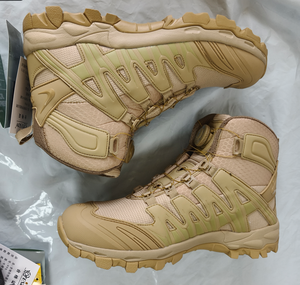 Bottes en cuir de vache véritable DFE04 Desert Khaki Green Black Ranger - Product Image 5