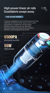 Aspiradora de coche con función de soplado y succión, modelo 137, con batería de 3600 mAh, herramienta de limpieza para SUV, para los mercados estadounidenses y europeos. - Product Image 2