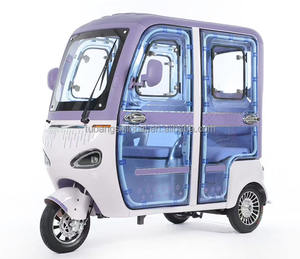 Triciclo Eléctrico Popular de 3 Ruedas <span class=keywords><strong>con</strong></span> Cabina Cerrada para el Conductor, Patineta Eléctrica <span class=keywords><strong>con</strong></span> <span class=keywords><strong>Asiento</strong></span> para Pasajeros - Product Image 2