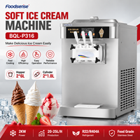 Chine Machine à collation automatique à faible bruit commerciale Machine à crème glacée molle Machine à crème glacée molle