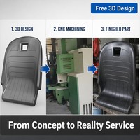 Moule d'injection plastique professionnel pour chaise de bureau - Service de moulage de meubles sur mesure avec conception 3D gratuite - Usine OEM