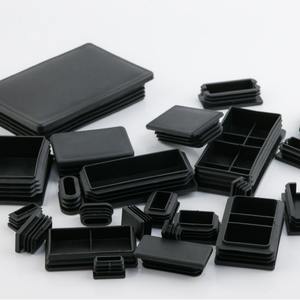 <span class=keywords><strong>Bouchon</strong></span> <span class=keywords><strong>carré</strong></span> en plastique PE <span class=keywords><strong>carré</strong></span> noir robuste pour étagères de meubles et accessoires de machines ménagères - Product Image 2