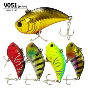 FUN Stainless Steel VIB Artificial Hard <strong>Bait</strong> 52mm/14g Full Swimming Layer for Saltwater <strong>Fish</strong> &amp; Pike <strong>Catfish</strong> Bionic Lure - Product Image 1