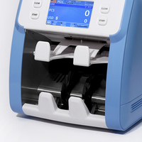 Compteur de billets portable multi-devises à chargement par le haut avec double CIS pour pièces d'Euro mixtes – Meilleures ventes