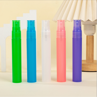 Flacon de parfum portable en plastique 10ml 15ml, échantillon de parfum cosmétique, flacon pulvérisateur en forme de stylo pour alcool