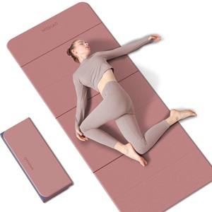 Esterilla de Yoga Plegable de 7 Pliegues, 70x24, 1.5 Pulgadas de Grosor, Esterilla de Ejercicio Plegable, Duradera, Antideslizante, de Espuma de Caucho Natural, con Logotipo, Compacta, para Viaje y Almacenamiento - Product Image 6