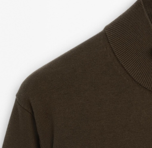 Old Money Nitpick Style Strick pullover Herren Mock Neck Basic Täglich Langarm Herren Strickjacke mit durchgehendem Reiß verschluss für Herren - Product Image 4