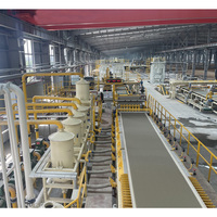 Équipement de production de panneaux en silicate de calcium multifonctionnel à grande productivité et à moteur automatique Hede, résistant au feu