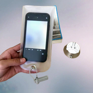 Pochette de téléphone anti-photographie transparente avec boucle, étiquette de visiteur d'usine interdisant la photographie, anti-espionnage - Product Image 1