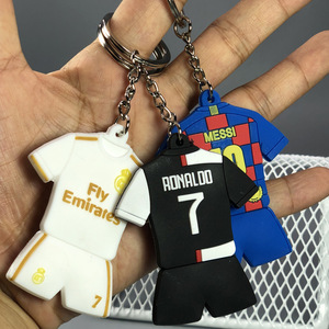 พวงกุญแจเสื้อแข่งพิมพ์ลายซาลาห์สำหรับโปรตุเกส โรนัลโด้ ฮาซาร์ด เบลเยียม นักฟุตบอลดาวดัง - Product Image 2