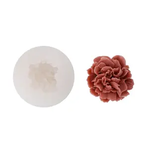 Mehrere Designs 3D Rose Chrysanthemum Silikon Seife Form DIY hausgemachte Blumenkerzenform