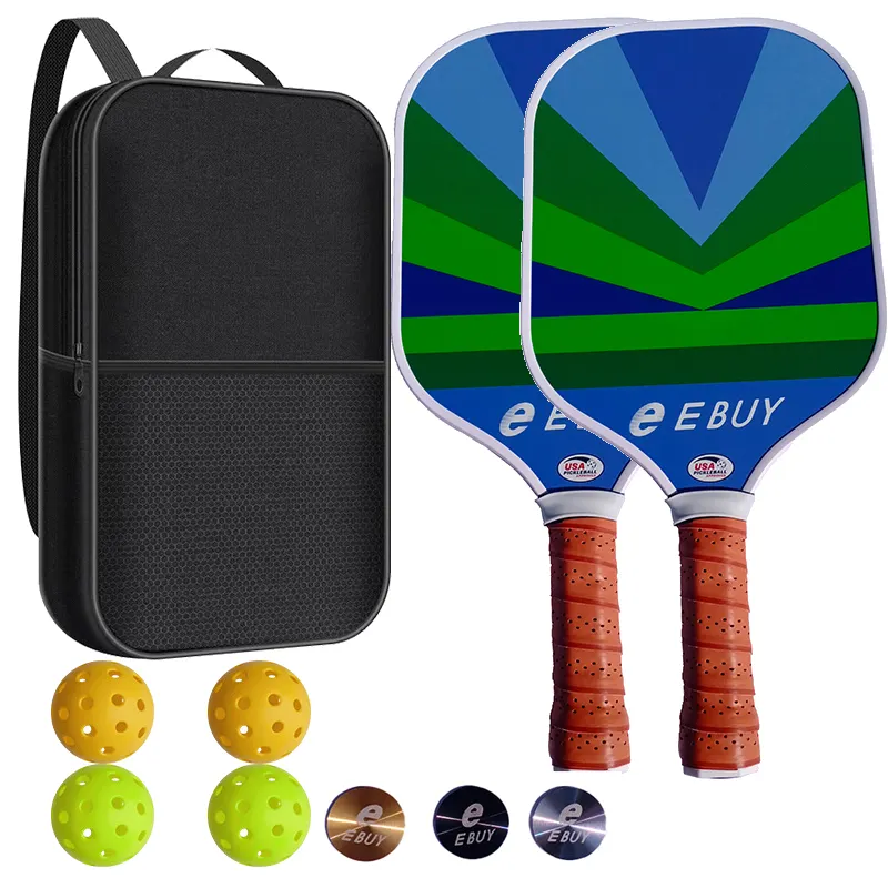 A303 Carbon Fiber Pickleball Paddle T700 Glass Fiber Racket 12k Cold Pressed Custom Logo