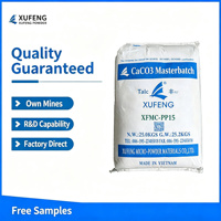 Masterbatch de carbonate de calcium PP, 85 % de remplissage, compatible avec le composé PP modifié (XFMC-PP15)