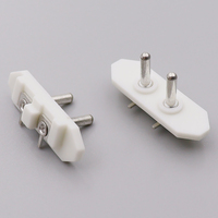 AC019A Prise d'alimentation 2 broches horizontale traversante en forme de 8, connecteur de charge pour rasoir, borne de connexion