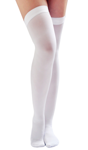 20-30 MMHg de <span class=keywords><strong>compresión</strong></span> hasta el muslo Spandex/<span class=keywords><strong>medias</strong></span> de punto de nylon de grado médico para venas varicosas con antiembolismo - Product Image 2