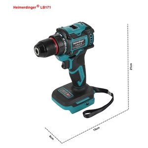 Pour <span class=keywords><strong>perceuse</strong></span> sans fil <span class=keywords><strong>Makita</strong></span> 18V avec mandrin en métal de 10mm et tournevis à vitesse variable outil électrique bricolage à la maison à 2 vitesses-pas de batterie - Product Image 6