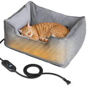 ที่นอนแมวไฟฟ้าแบบกล่องแข็งฉนวนกันความร้อนกันน้ำสำหรับสุนัขสัตว์เล็ก - Product Image 6