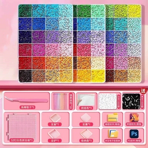 Cuentas Perler <span class=keywords><strong>Hama</strong></span> de 2.6mm, 2000 Piezas/Bolsa, Cuentas de Plástico Educativas para Manualidades, Juguetes Coloridos con Spray de Agua, Cuentas Fusibles para Niños - Product Image 3