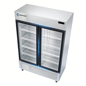 Réfrigérateurs commerciaux à compresseur monotempérature ETL, vitrine <span class=keywords><strong>2</strong></span> <span class=keywords><strong>portes</strong></span> en acier inoxydable, porte battante pour vin et boissons - Product Image 2