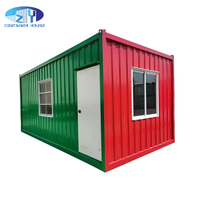 Vente en gros de petite maison moderne de 2 étages de 20 pieds Chambre mobile Casa Maison préfabriquée 20 pieds 40 pieds moule Flatpack Maison modulaire standard préfabriquée