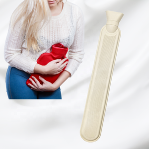 Nuevos calambres menstruales ideales Cuello Hombro Alivio del dolor Calentadores de manos de goma Botellas de agua caliente largas - Product Image 1