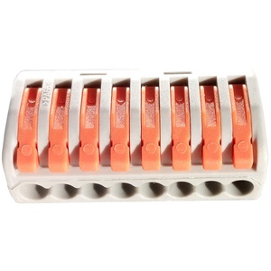 Terminal de Conexión Rápida Mini de Alta Densidad, <span class=keywords><strong>3</strong></span> Entradas/Salidas, Macho/Hembra, Universal, 250V 32A, Contacto de Cobre, Tipo Resorte - Product Image 2