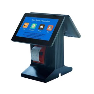 블랙 컬러 E86D <span class=keywords><strong>ECR</strong></span> 머신 간편 조작 올인원 터치스크린 금전 등록기 내장 프린터 및 현금 서랍 포함 - Product Image 3