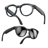 Nouvelles lunettes intelligentes IA W611 multifonctions : appels vocaux, caméra, reconnaissance d'objets, traduction en temps réel pour la musique