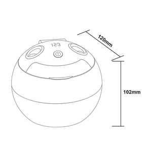 Nettoyeur ultrasonique professionnel pour la maison, 25 niveaux de puissance avec minuterie numérique, étanche IPX7 pour lunettes/bijoux/dentiers - Product Image 5