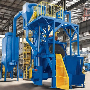 하이 퀄리티 소형 연속/텀블 크롤러 자동 청소 금속 표면 블래스터 샷 발파 기계 - Product Image 1