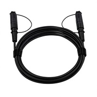 Kabel Patch Fiber Optik Tahan Air IP67 IP68 10m SC APC ke SC APC OS2 G657A2 9/125 Single Mode 5.0mm LSZH UV